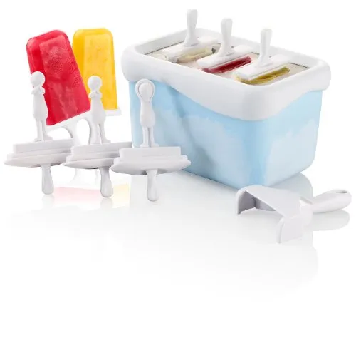 Rosenstein & Söhne am Stiel Maschine: EXPRESS Eis am Stiel Zubereiter (15 Minuten für 3 Schleck-Eis) (Eisförmchen, Bereiter, Eiswürfelformen)