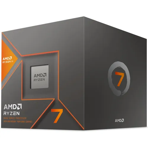 AMD Ryzen 7 8700G Prozessor - 8 Kerne, 16 Threads, 4,20-5,10 GHz Turbo, leistungsstark für Gaming und kreative Anwendungen, ideal für Multitasking und Content Creation