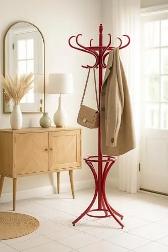 Garderobenständer Stephano rot, in rot von möbel direkt online