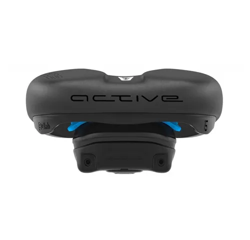 SQlab M-D Active 2.1 Fahrradsattel - Fahrradsattel mit Active-Switch Funktion für optimale Rückenentlastung, 80% Dammentlastung und E-Bike Ready – ideal für Trekking und City-Einsätze.