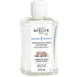 MAISON BERGER PARIS Duftlampe Refill für elektrischen Aroma Diffuser - Zarte Baumwollblüte - 475ml - (21,05€/1l) weiß