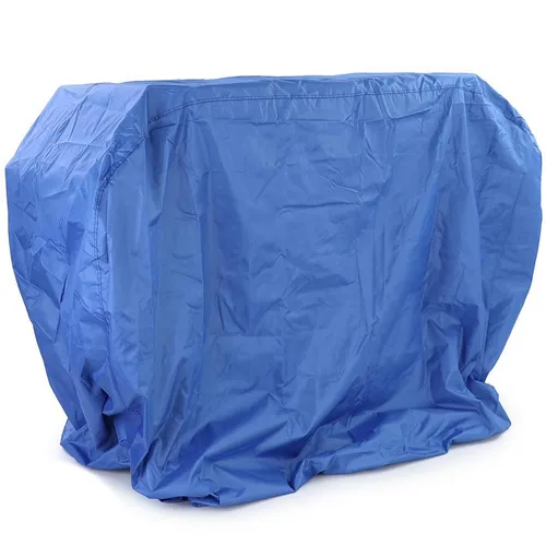 Premium Grillabdeckung Schutzhülle Cover BBQ Grill Schutz Blau M 145x117x61cm