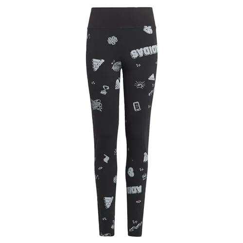 adidas Jg Bluv Q3 Tigh Leggings für Mädchen