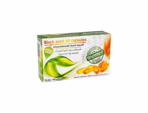Tasnima Schwarzkümmelöl Kapseln 80 Kapseln