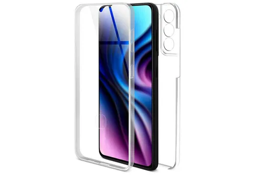 ONEFLOW Handyhülle für Samsung Galaxy S21 Hülle Komplett Schutz Touch Case 6,2 Zoll, 360 Grad Schutzhülle Transparent Rundumschutz Durchsichtig Beidseitig
