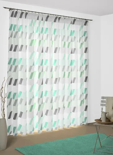 Vorhänge & Gardinen Türkis von Wirth