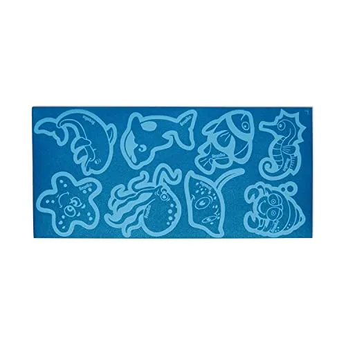 ergobag Dekoratives Zubehör-Set, Unisex, Reflexie-Sticker Sea Creatures (Mehrfarbig), Einheitsgröße