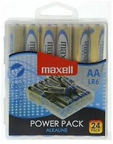 Maxell LR6 AA Mignon Alkaline Batterien (24er Powerpack)