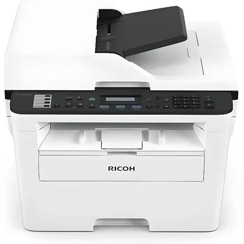 RICOH SP 230SFNw - 4 in 1 Laser-Multifunktionsdrucker, schneller Duplexdruck und drahtloses Drucken für effizientes Arbeiten im Büro