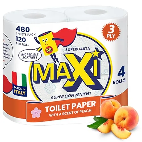 Maxi Hygienepapier, 3-lagig, 4 Rollen, Duft Passion
