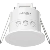 Hochfrequenz Präsenzmelder 360° Noa in weiß von Oktaplex