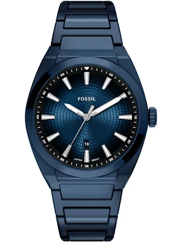 Fossil Everett Herren 42MM Blaue Edelstahl-Uhr FS6169 von Fossil