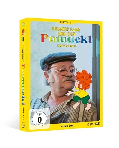 Meister Eder und sein Pumuckl - Staffel 1+2 - 10-DVD-BOX - Filme: Die komplette Sammlung der beliebten Kinderserie mit Gustl Bayrhammer, ideal für nostalgische Fans und Familienunterhaltung.