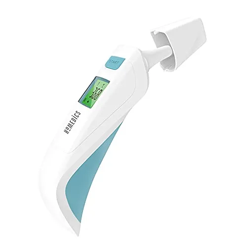 House of Marley HoMedics Kontaktloses Digitales Infrarot-Fieberthermometer für Baby Kinder Erwachsene - Messen Sie Ohr-, Stirn- und Oberflächentemperatur in 2-5 Sekunden (3 in 1 Thermometer)
