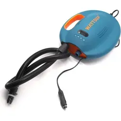 WattSUP Swift+ elektrische SUP Kajak Pumpe - Praktische, wiederaufladbare E-Pumpe für SUPs und Kajaks. Mit digitaler Druckanzeige und einer Leistung bis zu 20 PSI. Ergonomisch gestaltet für einfachen Transport und schnelle Inflation.