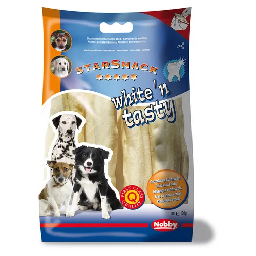 Nobby Whiten Tasty Kaurollen, 5er Set / 100 g, Hundesnack, UVP 4,39 EUR, NEU
