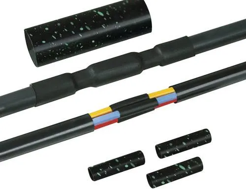 Hellermann Kabelverbinder-Sortiment LVK-C-5x1,5-6 PO-X BK - Warmschrumpf-Verbindung, schwarz, ideal für zuverlässige elektrische Verbindungen