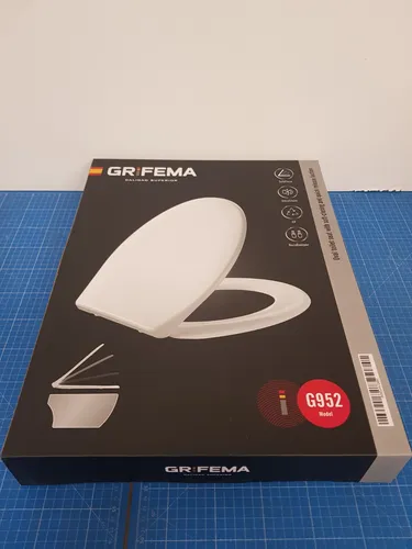 GRIFEMA G952 Toilettendeckel mit Absenkautomatik – Antibakteriell und Langlebig