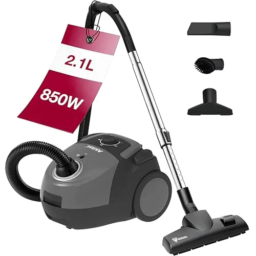 Akitas C5 Bodenstaubsauger mit Beutel, 850W – Leicht & Leistungsstark