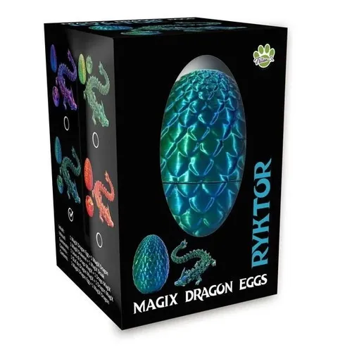 Magix Dragon Eggs Ryktor blau Drachen 22,5 cm & Ei 8 cm 