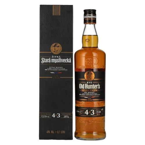 Old Hunter's Rye Whisky 7 Jahre 0,7 Liter 40% Vol.