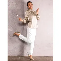 Witt Klassische Bluse Bluse Langarm beige|braun 52