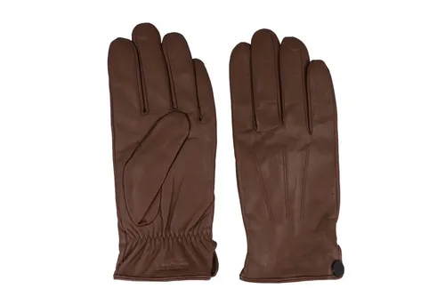 Strellson Lederhandschuhe Braun