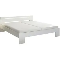 Schlafkontor Futonbett Cannes - Elegantes Futonbett in Weiß, 180 x 200 cm, pflegeleicht und robust bis 200 kg belastbar – ideal für stilvolle Schlafzimmer.