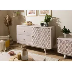 Massivmoebel24 Sideboard Akazie MOSAYK #212 von Massivholzmöbel24