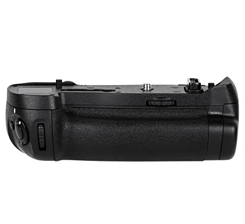 ayex Batteriegriff für Nikon D850 - MB-D18 Akkugriff - Foto- & Video-Zubehör: Ergonomisches Design mit Auslöseknopf für komfortables Hochformat-Fotografieren und Verdopplung der Akkuleistung mit 1 Li-Ion Akku oder 8 AA-Batterien.