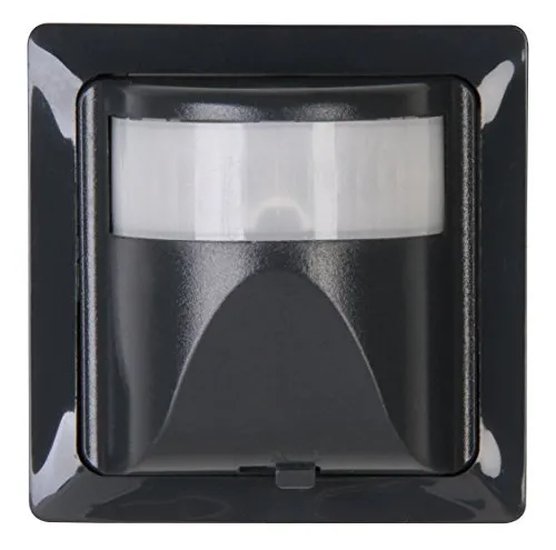 Kopp INFRAcontrol Venedig anthrazit, 2-Draht-Gerät - Bewegungsmelder mit elegantem Design, 180° Erfassungsbereich und stufenlos einstellbarer Dämmerungsschwelle für optimale Sicherheit und Komfort.