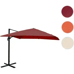 Mendler Gastronomie-Ampelschirm HWC-A96, 3x3m