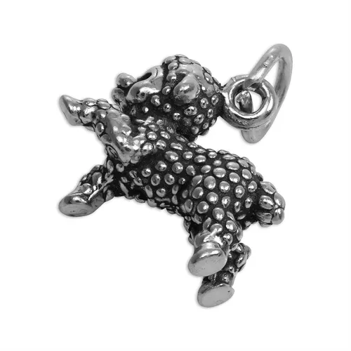 Sterling Silber Lamm Charm Ohrhänger