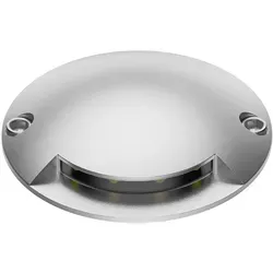 ledscom.de LED Bodenleuchte BUNDA, IP67, warmweiß, 70mm Ø