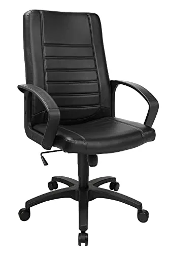 Topstar Premium Point 100 Drehstuhl - Ergonomischer Bürostuhl mit moderner Quersteppung, komfortabler Wippmechanik und stabilen Armlehnen für optimalen Sitzkomfort im Büro.
