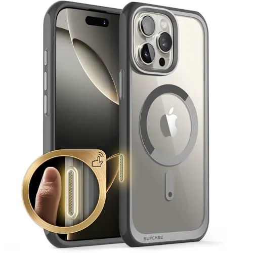 SUPCASE iPhone 16 Pro Hülle - Slim & MagSafe Kompatibel - Standard Handyhüllen mit militärischem Schutzdesign und schneller Kamera-Steuerung. Schütze dein iPhone 16 Pro effektiv und stilvoll!