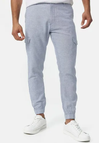 Indicode Leinenhose Booth mit 6 Taschen - Wanderhose aus 55% Leinen und 45% Baumwolle, ideal für aktive Freizeit mit 6 praktischen Taschen und pflegeleichtem, elastischem Material.