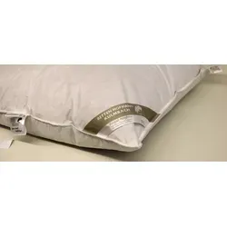 Betten Hofmann Federkopfkissen Betten Hofmann Classic Kopfkissen Federkissen Polster 80x80 cm Kissen, Bezug: 100% Baumwolle, Kopfkissen, Rückenschläfer, Seitenschläfer weiß