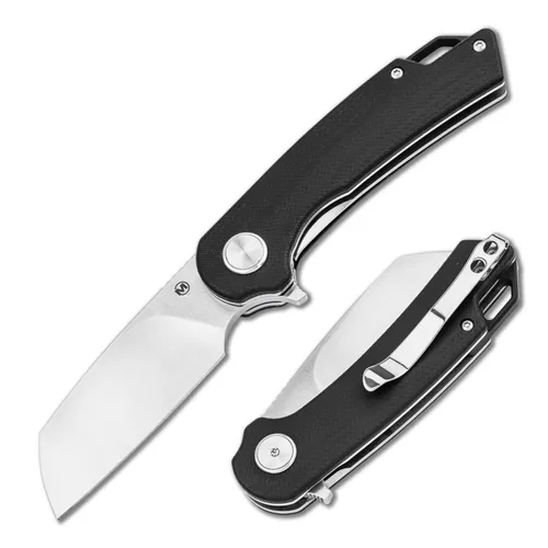BÖKER Magnum Cliff Wharn Folder Knife – Einhand Klappmesser mit 7 cm Klinge - Klappmesser mit 7 cm 440B Wharncliffe Klinge und robustem G10 Griff. Ideal für Outdoor-Aktivitäten und mit lebenslanger Garantie – das perfekte Geschenk für jeden Anlass.