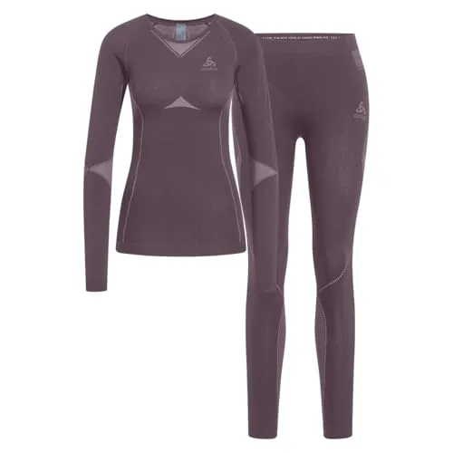 ODLO SET PERFORMANCE EVOLUTION WARM WOMEN Longsleeve & Hose 2025 - L - Funktionsunterwäsche für Frauen, bietet hervorragendes Feuchtigkeitsmanagement und Bewegungsfreiheit mit integrierter ZeroScent-Technologie gegen unangenehme Gerüche.