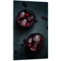 Glasplatte, Tischplatte 30x52 Frucht