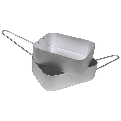 Holländisches Kochgeschirr Alu Camping Essgeschirr 2-teilig Armee Kochset