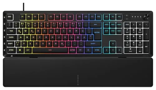 SKIFF 100 PLUS Gaming-Tastatur, Schwarz, DE-Layout