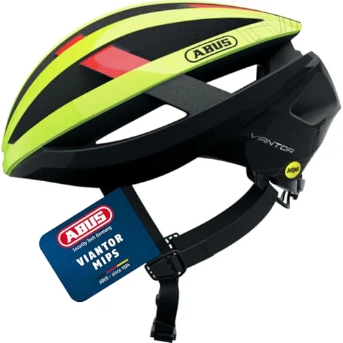 ABUS Rennradhelm Viantor MIPS - Sportlicher Helm für Einsteiger - Fahrradhelm mit MIPS Aufprallschutz für optimale Sicherheit und individuelle Passform dank Zoom Ace Justier-System - ideal für Damen und Herren.