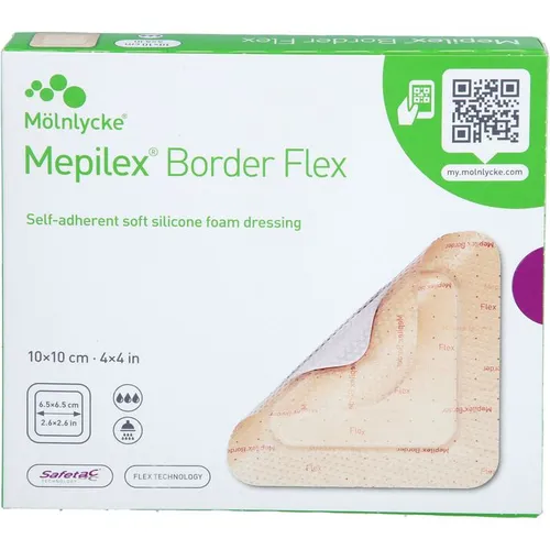MEPILEX Border Flex Schaumverband 10x10 cm
