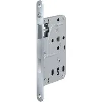 BASI Zimmertürschloss ES 927 BB DIN Rechts/Links Rundstulp 20 mm Edelstahl Falle/Riegel Aluminium 1 Schlüssel 9270-5510