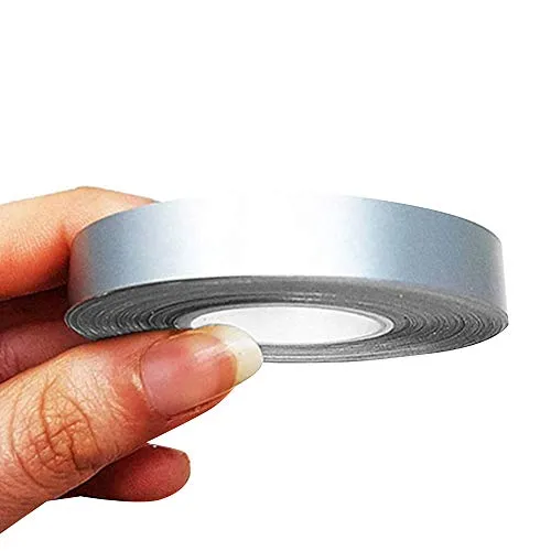 4R Quattroerre.it 10493 Trim Stripes Klebestreifen für Autos, Silber, 10 mm x 10 mt