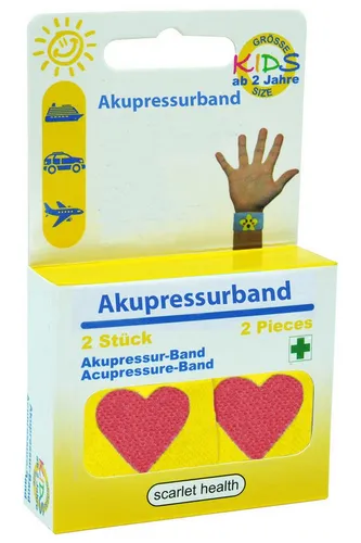scarlet products Akupressur-System-Bandage, scarlet health, Akupressurband »Sea«, 1 Paar elastische Armbänder