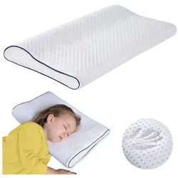 SEI Design Babykissen Visco Kinder-Kopfkissen Curved 45x38x6/4, Memory Effect