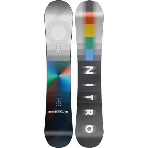 Nitro Snowboards Herren Cinema BRD ´25, Allmountainboard, Directional Twin, Gullwing Rocker, All-Terrain, Progressive Width